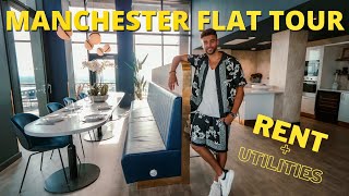 My Manchester FLAT TOUR | How much my 2-bed flat costs (Vita Living at Circle Square)