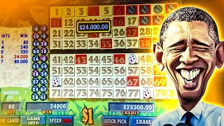 Caveman Keno 6 of 7 Numbers Jackpot Max Bet