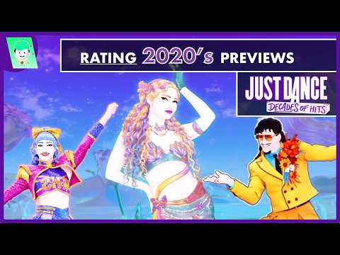 RATING 2020's PREVIEWS OF JUST DANCE: DECADES OF HITS - NUEVAYoL, Midnight Sun, Hot To Go...