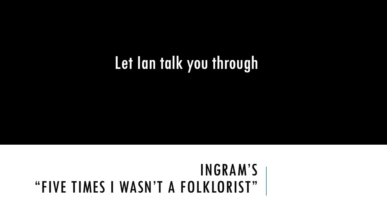 Let Ian talk you through Ingram's 