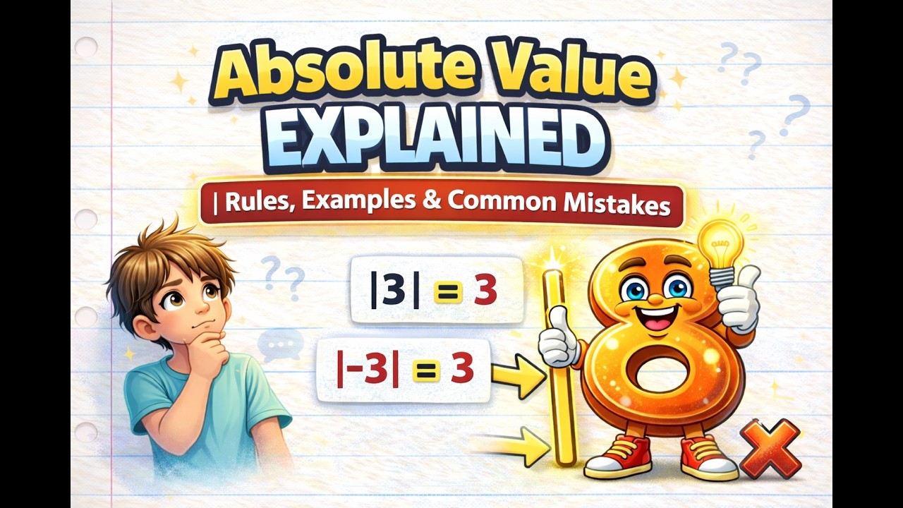 Absolute Value Explained | Distance from Zero Made Simple