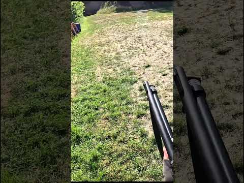 Shooting a slug from 870 shotgun POV #usa #airsoft