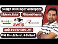 Go digit ipo allotment  rvnl share q4 result  dividend  ipo gmp  jayesh khatri