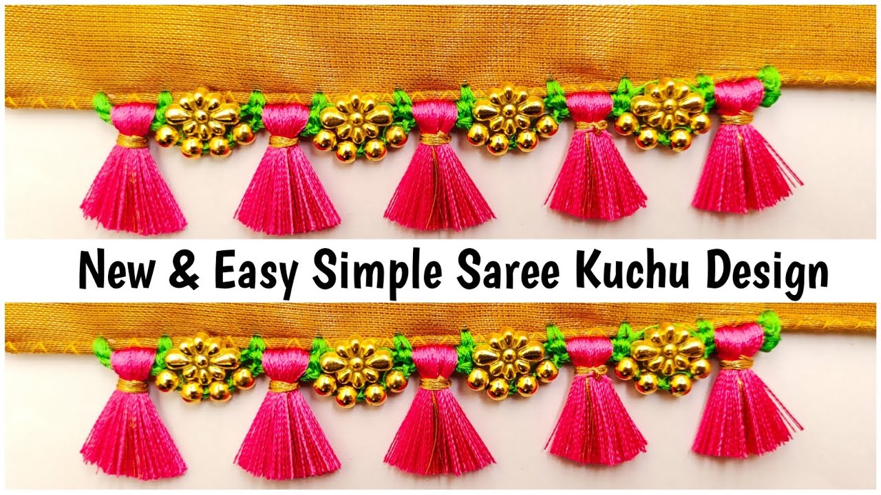 New & Easy Simple Saree Kuchu Design In Kannada | #sareekuchu With ...
