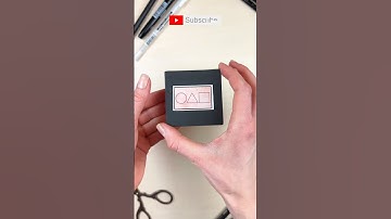 Amazing Paper Craft Trick with squid game Card for Playing #squidgame #papercraft #diy #trick