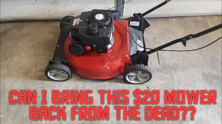Carb cleaning on Yard Machines push mower.