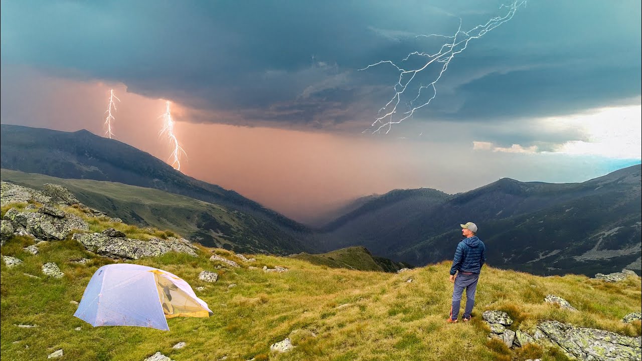 3 Zile Singur în Munți - Furtună și Dormit la Cort