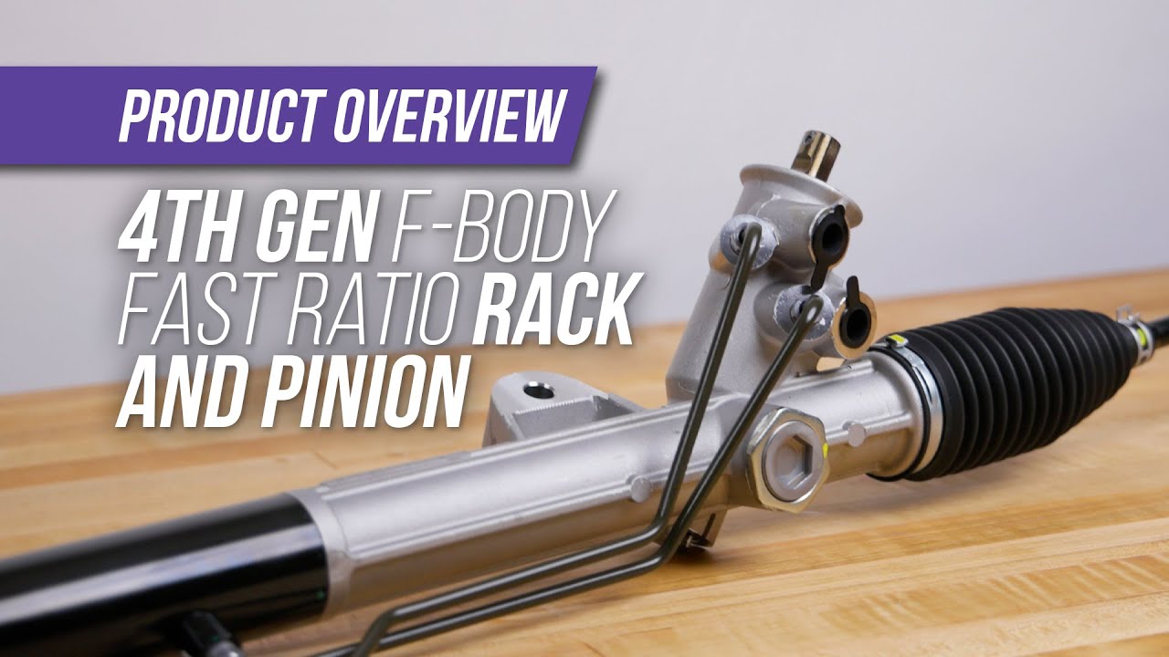 Detroit Speed's '98-'02 GM F-Body Fast Ratio Rack and Pinion - YouTube