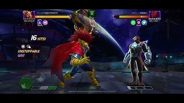 MCoC brb vs Red Skull on node 32 (sugar pill, ebb flow intercept, mighty charge)