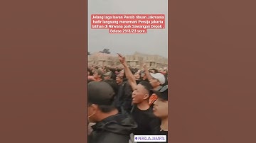 Ribuan Jak Mania Hadiri Tempat Latihan Jelang Persija vs Persib #jabodetabek #persija #persib