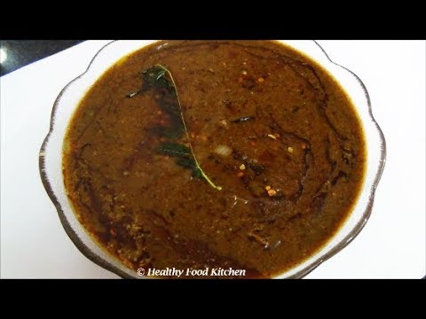 Curry Leaves kulambu recipe-Karuveppilai Kulambu Recipe - Kara Kuzhambu Recipe - Puli Kuzhambu
