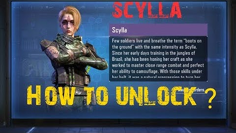 How to unlock scylla - counterattack event part 2 - cod mobile #tutu141