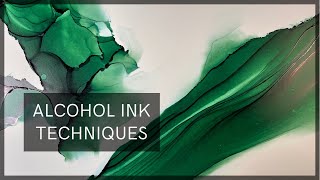 How To Create Soft Edges & Lines In Alcohol Ink Art | Real Time Demo screenshot 3