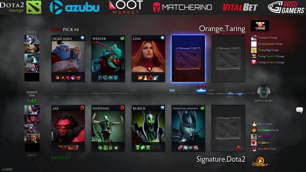 Signature.Trust vs Orange.Taring (ProDota Cup Season 9) - Game 2