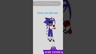 Sonic exe idle test made in alight motion #gachalife2 #fnf #sonicexe #gacha #gachagacha