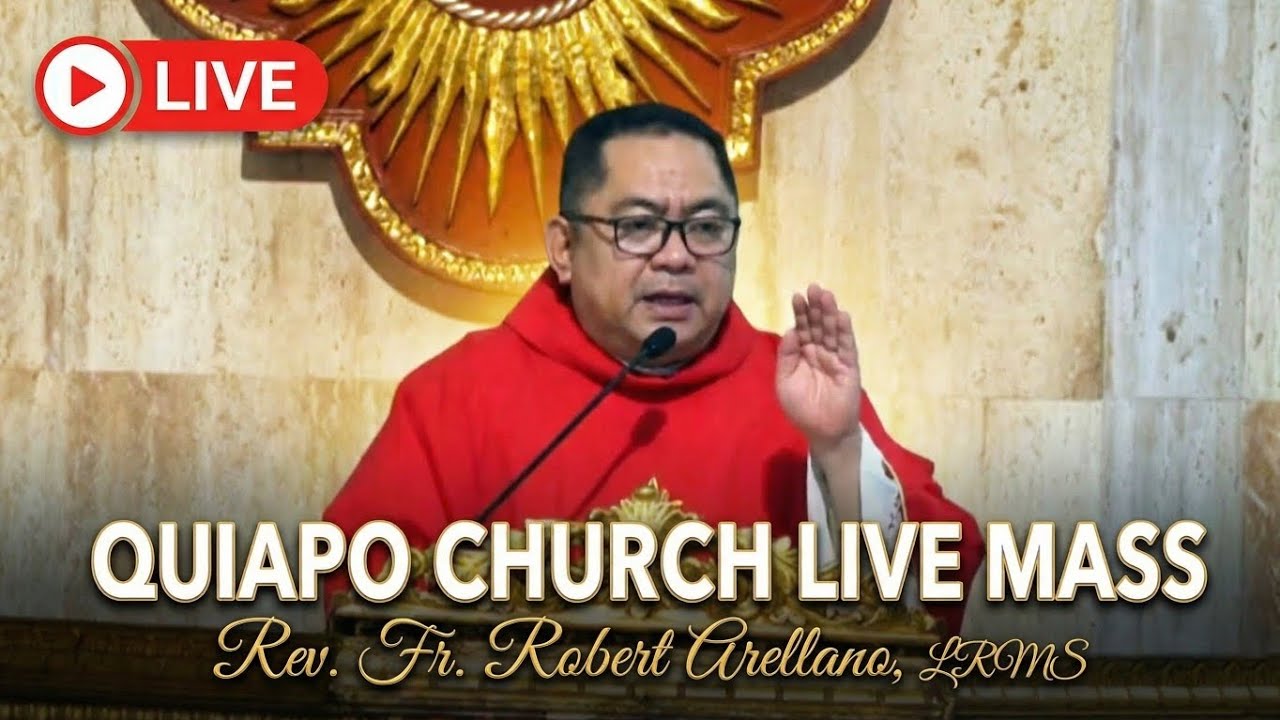 February 03, 2026 - quiapo mass - quiapo church live mass today - Rev. Fr. Robert Arellano, LRMS