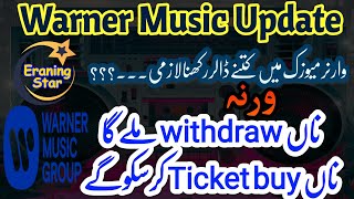 Warner  New Update  Warner  Earning Aap  Withdraw And Ticket Buy Methodearningstar1