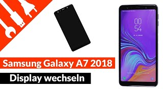 Ecran de remplacement Samsung Galaxy A7 (2018) LCD Digitizer noir avec cadre préassemblé vidéo