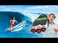 Riding the Waves: A Thrilling Adventure with an Electric Surfboard