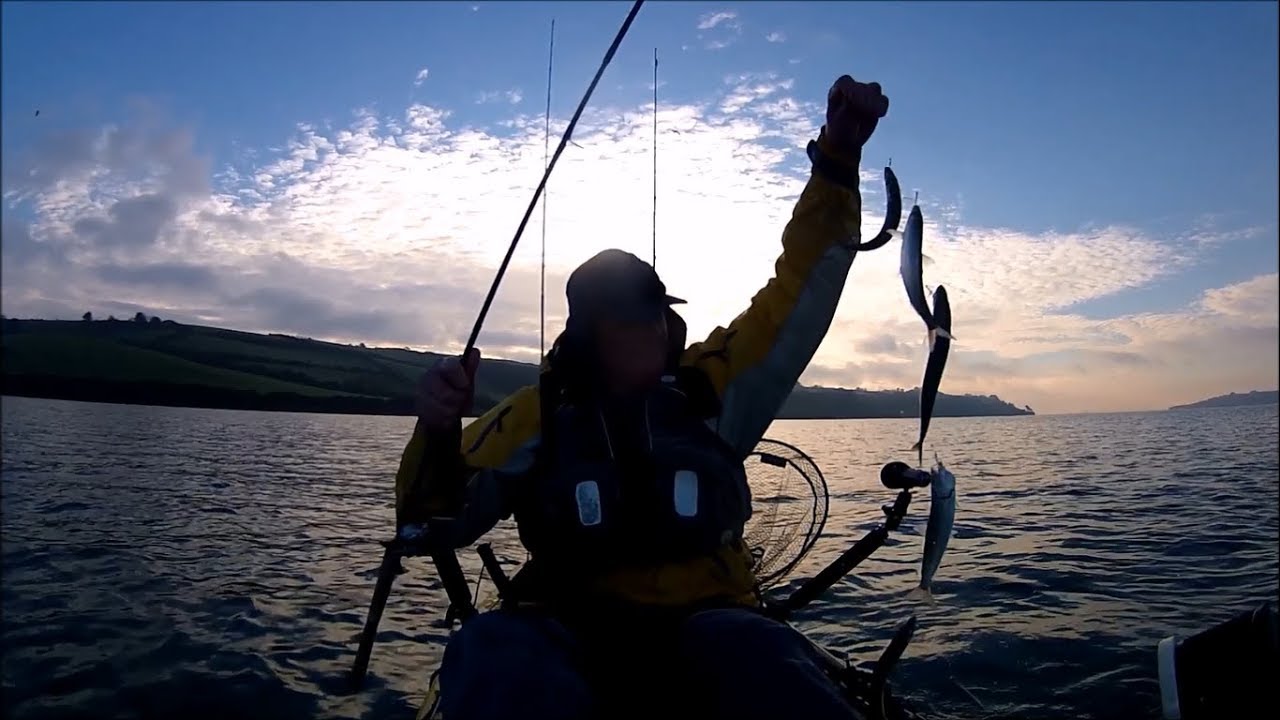 Kayak Fishing - Winter MACKEREL, HERRING, and a Few More 