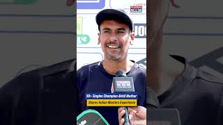 50+ Singles Champion Akhil Mathur Shares Indian Masters Experience ❤️ #shorts #shortsfeed #viral