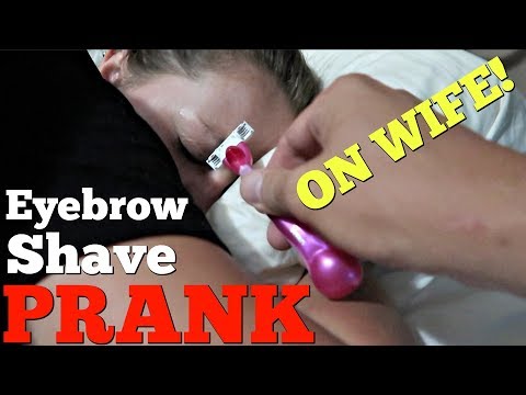 eyebrow-shave-prank-on-sleeping-wife!---top-husband-vs-wife-pranks-of-2018