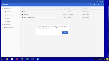how to hide files on chromebook