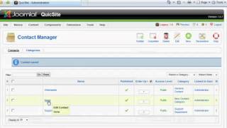 09. Joomla Tutorial - Creating a contact form in joomla
