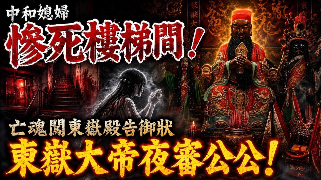 中和媳婦死後跪求東嶽大帝申冤！再到中和地藏庵，只求見四歲女兒最後一面