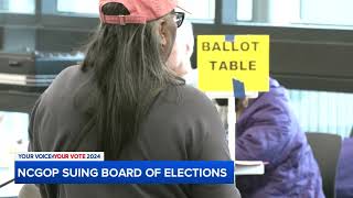 RNC, NCGOP sue NC State Board of Elections over voter rolls