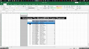 Create an Interactive Checklist in Excel Bangla Tutorial By AkramBD24.Com