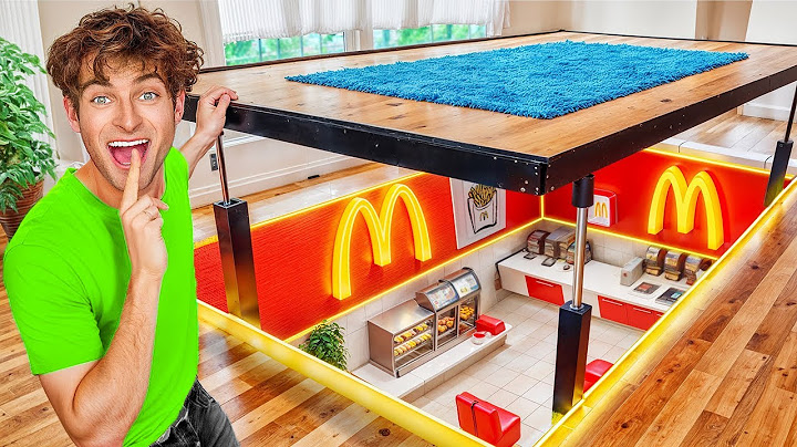 ¡Construí un McDonald's SECRETO que nunca encontrarías!