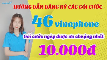 Hướng dẫn đăng ký các gói cước 4g vinaphone - Gói Cước ngày được ưa chuộng nhất - Chỉ 10k