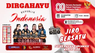 LIVE OM SAMANTA MUSIC JADUL - ALMERA Pro Audio - HUT RI 80th - JIRO BERSATU (25 Agustus 2025)