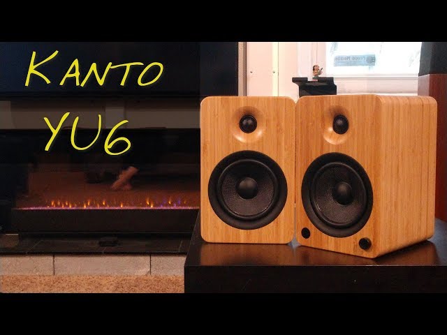 Активна полична акустична система Kanto YU6 (Walnut)
