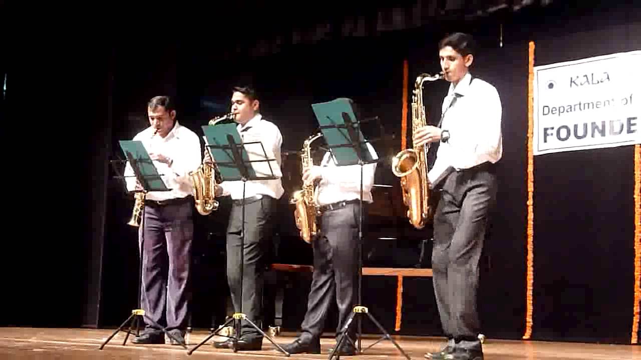 Saxophone Ensemble Kala Academy, Goa, India YouTube