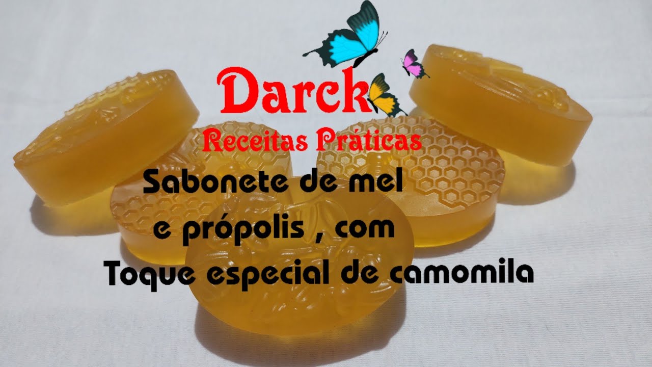 Sabonete de mel e própolis com um toque especial de camomila 🌻🌻🌻