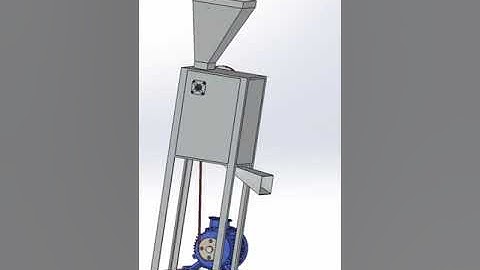 Solidworks Tutorial / How to make a Crusher machine ?