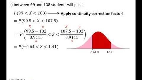 Normal approximation to binomial distribution
