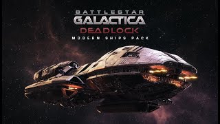 Battlestar Galactica Deadlock - Modern Ship Pack: BSG 43 vs Modern Cylon Basestars! [1] Resimi