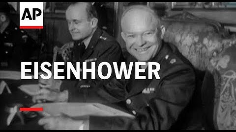 Eisenhower - 1950 | Movietone Moment | 19 December 2025