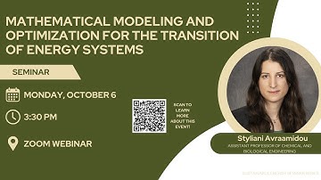 Mathematical Modeling and Optimization for the Transition of Energy Systems