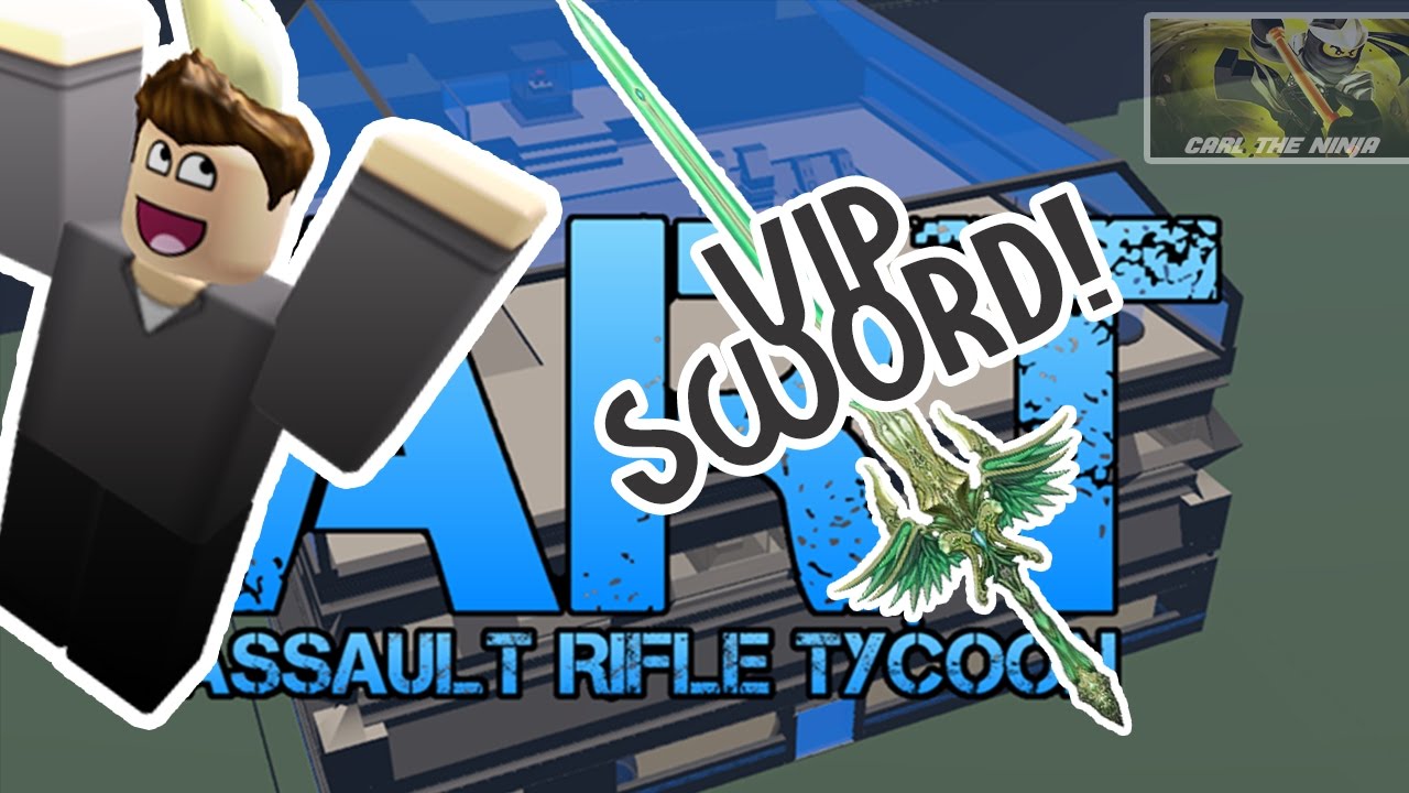 How To Get Vip Sword For Free In Assault Rifle Tycoon Work In Pc And Android Roblox - codes for assault rifle tycoon roblox