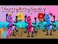 Bernyanyi Lagu Bahasa Inggris The Itsy Bitsy Spider | 123 English For Kids | Kartun Anak Channel