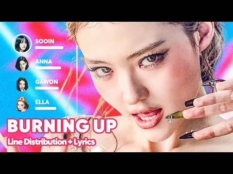 MEOVV BURNING UP Line Distribution Lyrics Karaoke PATREON REQUESTED