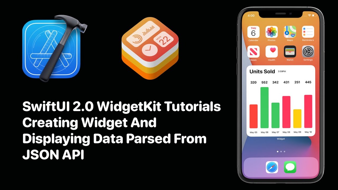 SwiftUI 2.0 WidgetKit Tutorials