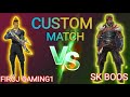 Free fire live firoj gaming1 vs sk boos custom matchwith subscribers funny gameplay 