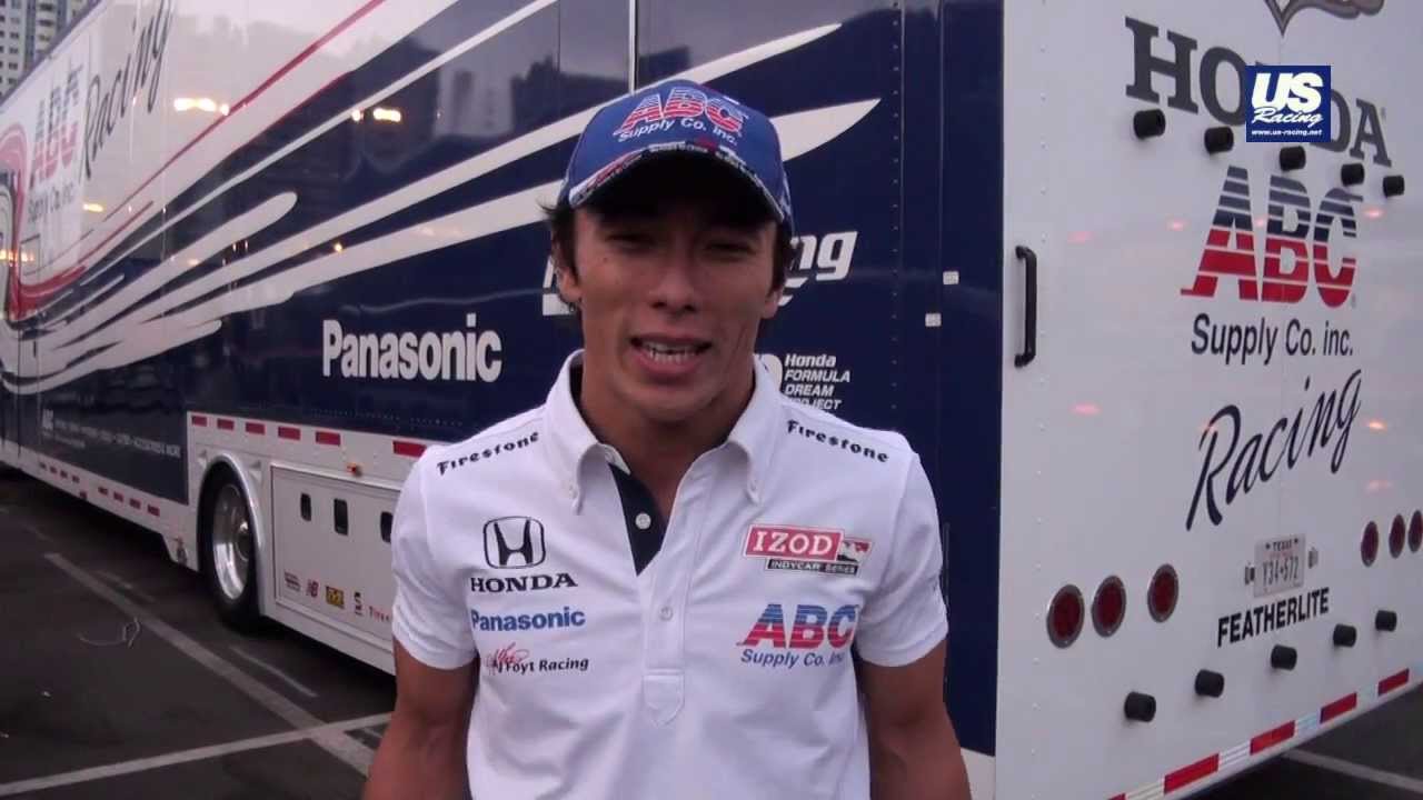 2013インディカー第3戦ロングビーチ決勝 佐藤琢磨初優勝インタビュー