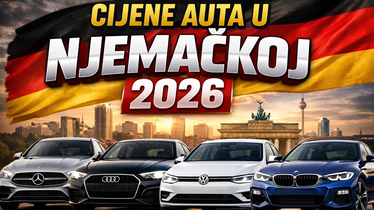 CIJENA POLOVNIH I NOVIH AUTA U NJEMAČKOJ 2026? *ŠOKANTNE CIJENE*