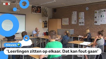 Leerlingen en leraren bezorgd over corona op middelbare scholen